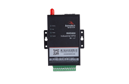 BMD800 NB-IoT 无线数传DTU，基于NB-IoT网络给予窄带无线通信与低速率数据传输。NB-IoT物联网终端，具有连接量大，覆盖面广，穿透性好，功耗低、成本低等强大优势。