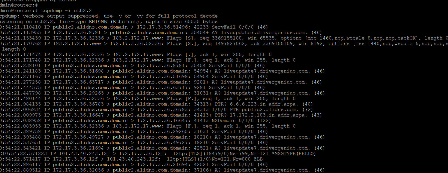 华林优配网关数据抓包演示